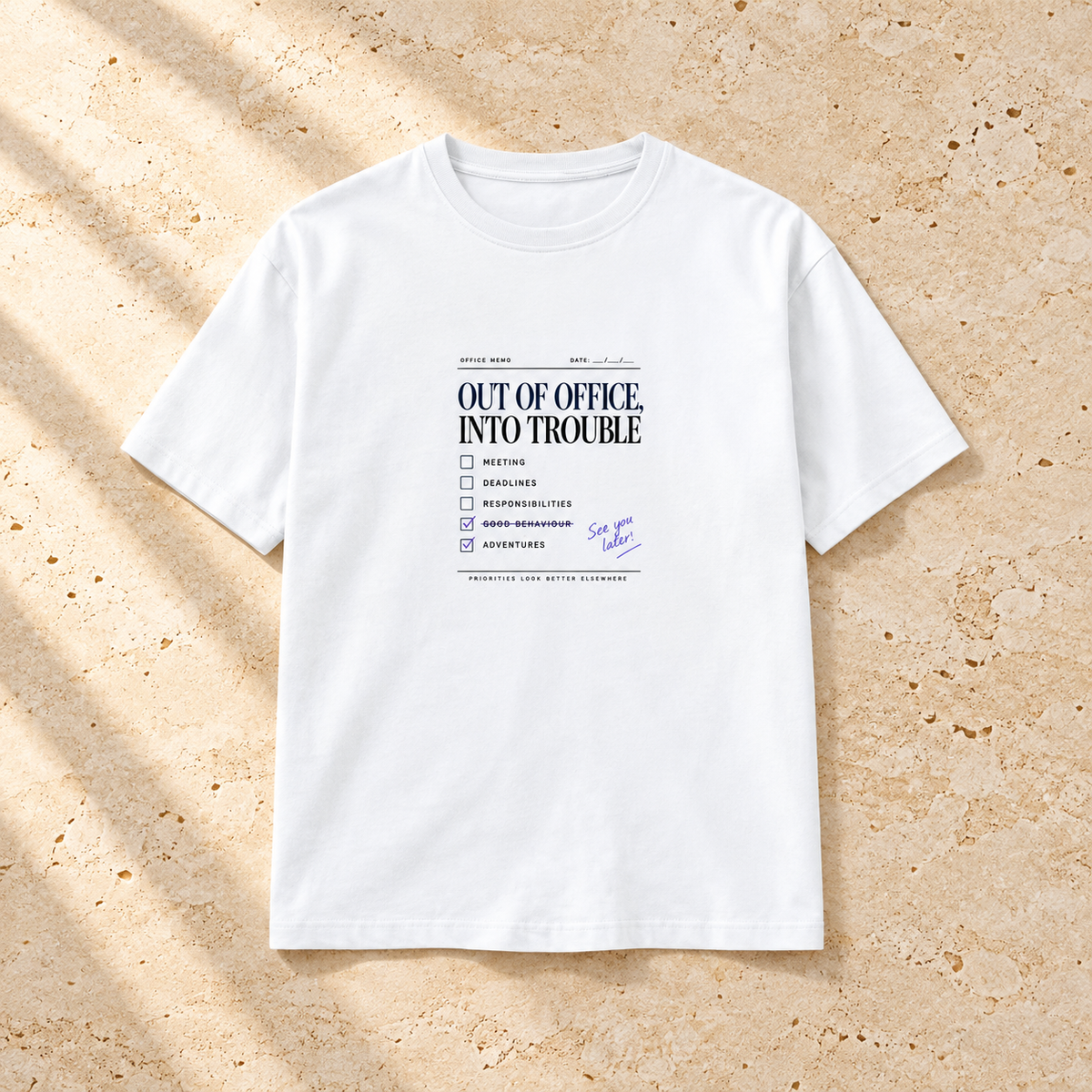 Out Of Office-Unisex Classic Crew T-Shirt