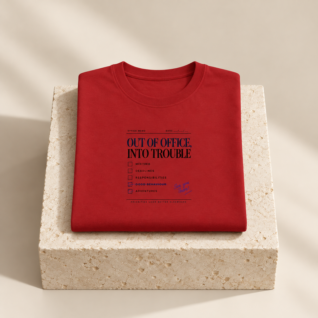 Out Of Office-Unisex Classic Crew T-Shirt