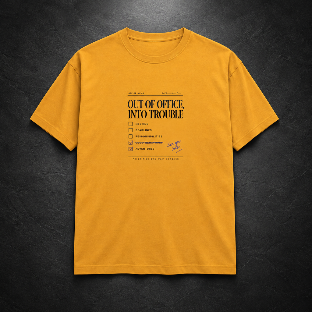 Out Of Office-Unisex Classic Crew T-Shirt