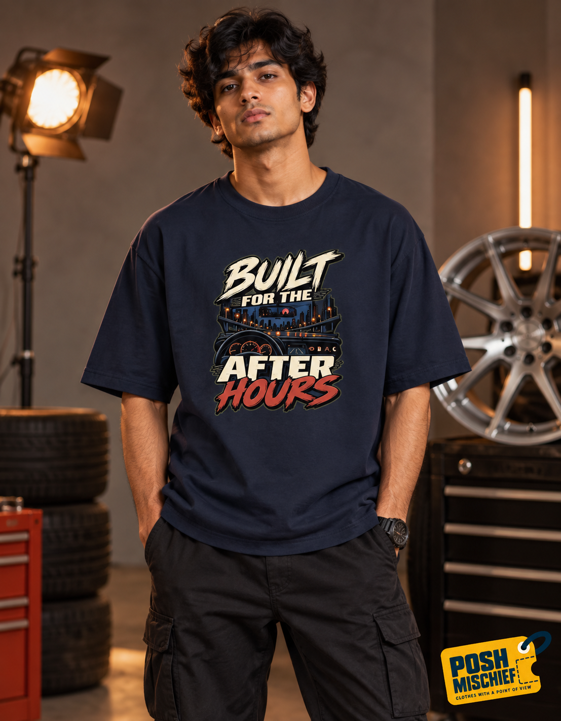 Studio front, Navy Blue 1